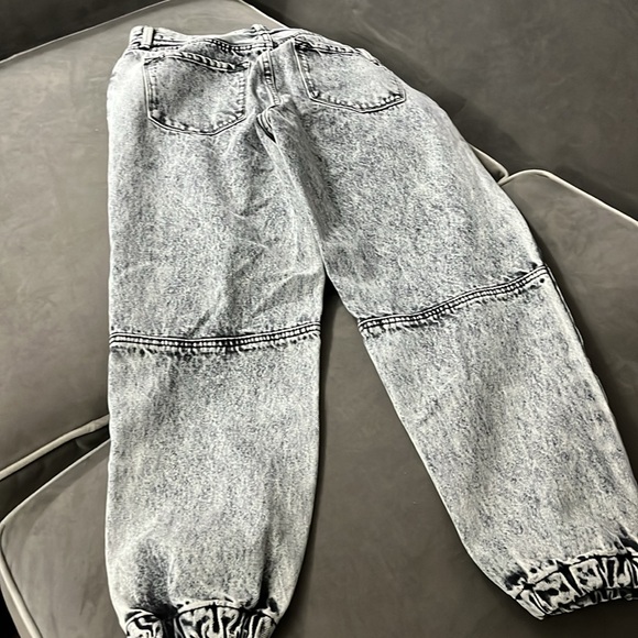 Kancan 5/26 acid wash jogger jeans 5 pockets zipperfly 100% cotton - Picture 3 of 12